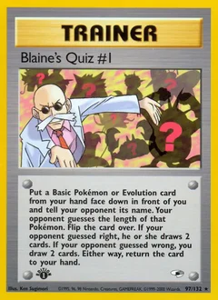 Blaine's Quiz #1 97
