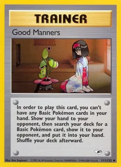 Good Manners 111