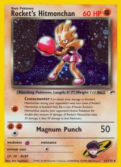 Rocket's Hitmonchan Holo 11