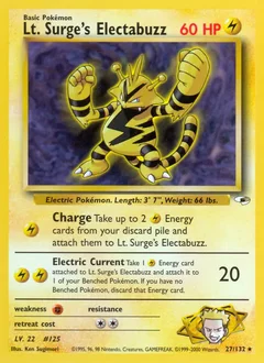 Lt. Surge's Electabuzz 27
