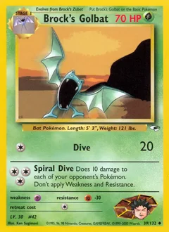 Brock's Golbat 39