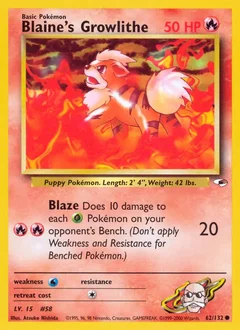 Blaine's Growlithe 62