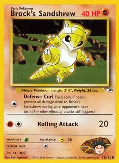 Brock's Sandshrew 71