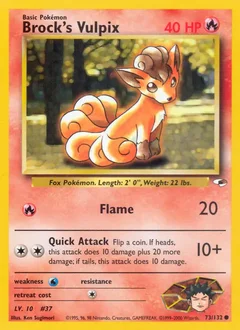 Brock's Vulpix 73