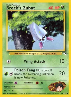 Brock's Zubat 74