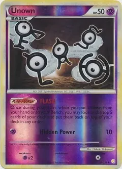 Unown Reverse Holo 55