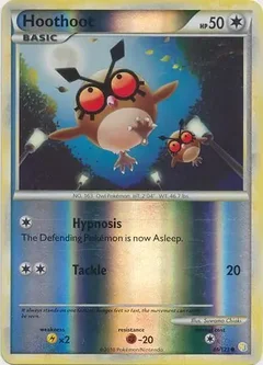 Hoothoot Reverse Holo 66