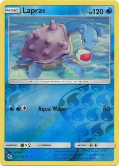 Lapras Reverse Holo 17