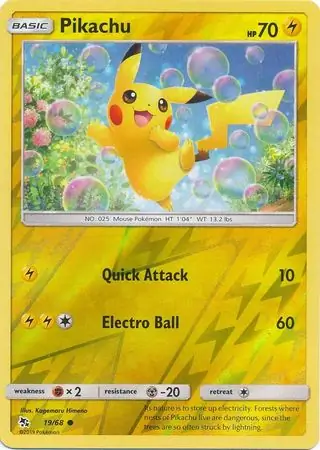 Pikachu Reverse Holo