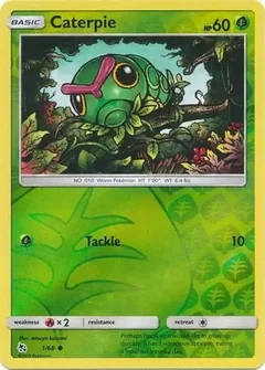 Caterpie Reverse Holo 1