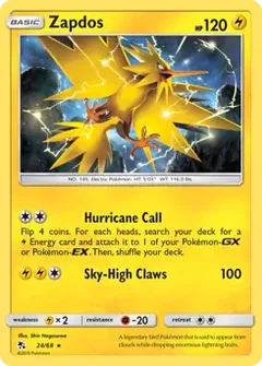 Holo Zapdos 24