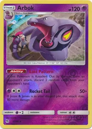 Arbok Reverse Holo
