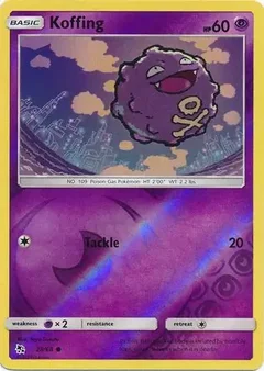 Koffing Reverse Holo 28
