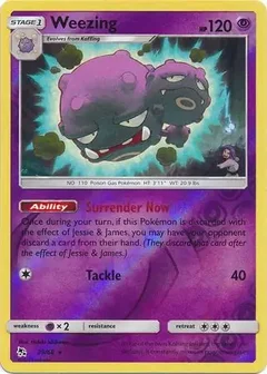 Weezing Reverse Holo 29