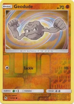 Geodude Reverse Holo 33