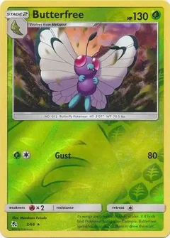 Butterfree Reverse Holo 3