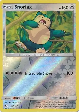 Snorlax Reverse Holo