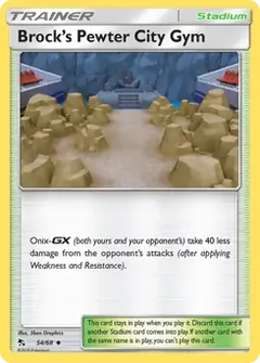 Brock's Pewter City Gym 54