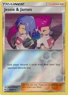 Jessie & James Reverse Holo 58