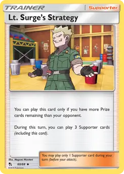 LT. Surge's Strategy