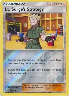 LT. Surge's Strategy Reverse Holo 60