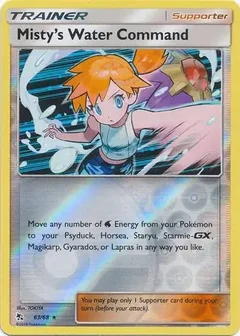 Misty's Water Command Reverse Holo 63