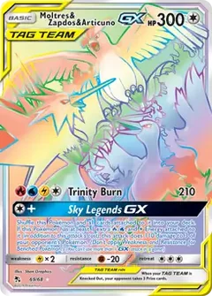 Moltres & Zapdos & Articuno GX Secret 69