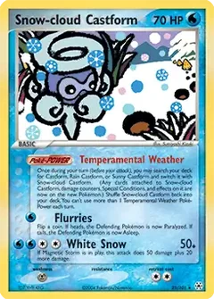 Snow-cloud Castform 25