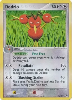 Dodrio Reverse Holo 33