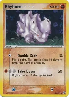 Rhyhorn Reverse Holo 70