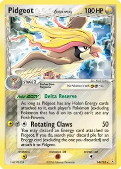 Pidgeot Holo 14