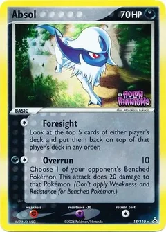 Absol Reverse Holo 18