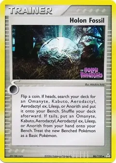 Holon Fossil Reverse Holo 86