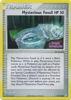 Mysterious Fossil Reverse Holo 92