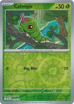 Caterpie Reverse Holo 001