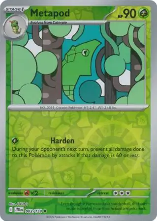 Metapod Reverse Holo