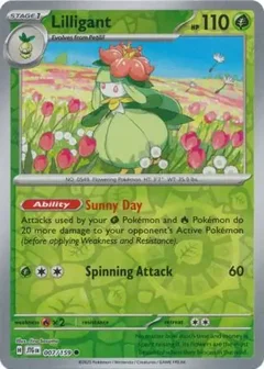 Lilligant Reverse Holo 007