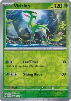 Virizion Reverse Holo 015