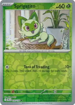 Sprigatito Reverse Holo