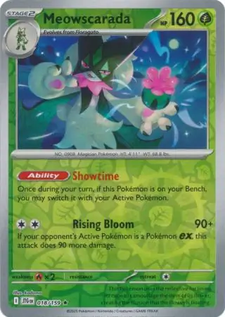 Meowscarada Reverse Holo