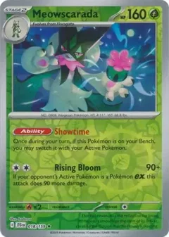 Meowscarada Reverse Holo 018