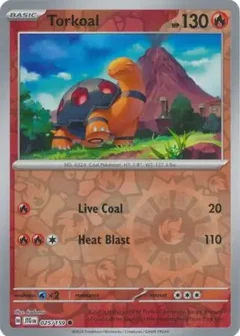 Torkoal Reverse Holo 025