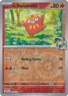 N's Darumaka Reverse Holo 026