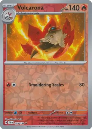 Volcarona Reverse Holo