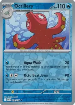 Octillery Reverse Holo 034