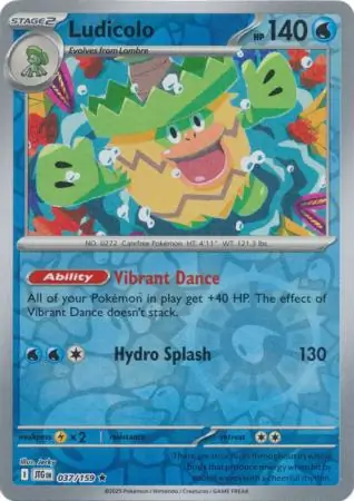 Ludicolo Reverse Holo