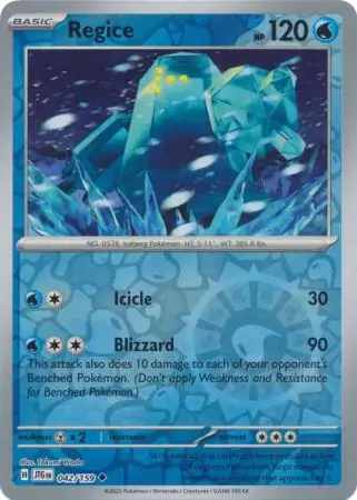 Regice Reverse Holo