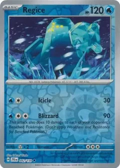 Regice Reverse Holo 042
