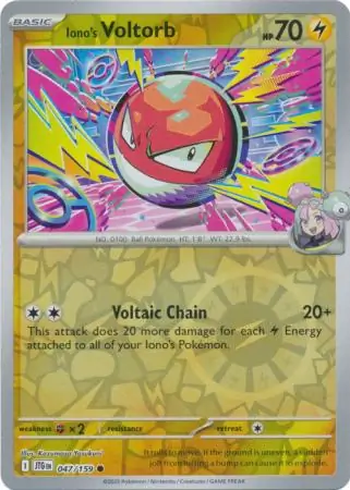 Iono's Voltorb Reverse Holo