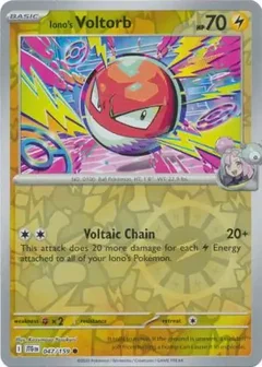Iono's Voltorb Reverse Holo 047